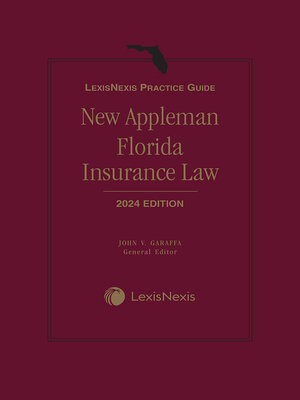 cover image of New Appleman Florida Insurance Law